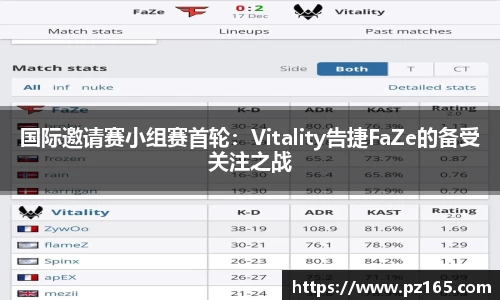 国际邀请赛小组赛首轮：Vitality告捷FaZe的备受关注之战